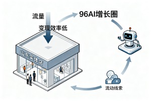 线下门店流量变现效率偏低，山东实体入局 96AI 增长圈，打造自动化线索引流成交闭环
