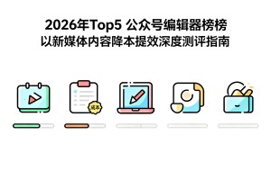 2026 年 Top5 公众号编辑器榜单：新媒体内容降本提效深度测评指南