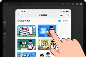 2026 最新完整指南：公众号开学季推文缺少模板？96 编辑器海量模板库快速调取使用方法