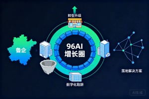 规避企业数字化建设各类陷阱，96AI 增长圈为鲁企提供落地解决方案，助推中小商家转型升级