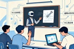 中小实体转型不用盲目跟风，淄博 AI 实训课堂，手把手教企业用好 AI 工具