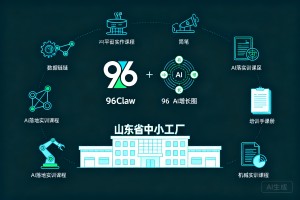 基于 96Claw 整套技术体系，96AI 增长圈输出适配山东中小工厂的 AI 落地实训课程