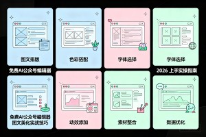免费 AI 公众号编辑器横向对比：6 个图文美化实战技巧，2026 上手实操指南