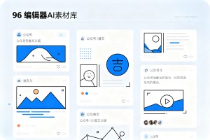 2026 新媒体效率工具测评：96 编辑器 AI 素材库，批量搞定多篇公众号推文排版