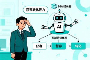 实体商家线上获客转化乏力，入驻 96AI 增长圈，搭建 AI 驱动全链路私域营销体系