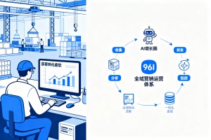 工厂线上获客转化疲软，加入 96AI 增长圈，搭建 AI 驱动的全域营销运营体系