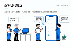 山东企业数字化升级避坑指南，淄博本土 AI 服务团队，专做适配实体生意的落地服务