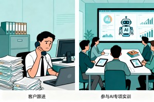 传统企业客户跟进低效，鲁企参与 AI 专项实训