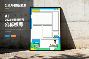 2026 年最新 AI 排版公众号排版素材哪里找？教育行业样式与模板推荐