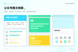 2026 教培行业公众号推文排版技巧，免费素材模板搭配 AI 排版快速出稿
