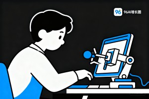 企业线上推广效果疲软，入驻 96AI 增长圈，搭建 AI 自动体系