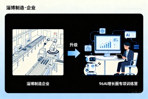 淄博制造企业升级新路径，96AI 增长圈专项训练营，零基础掌握 AI 获客玩法