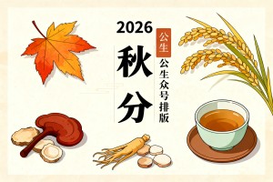 2026 秋分养生公众号排版素材推荐，商用样式模板获取