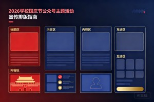 2026 学校国庆节公众号主题活动宣传排版指南，配合微信编辑器轻松上手