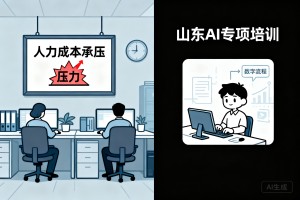 传统商贸企业人力成本承压，参与山东 AI 专项实训，数字员工简化全流程业务