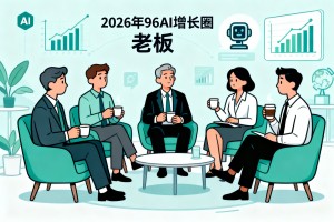 2026 年 96AI 增长圈老板们的沙龙圈：很多企业都学过 AI，却为什么用不起来？