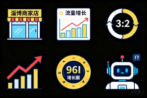 淄博商家流量增长新思路，96AI 增长圈 AI 落地辅导，助力企业抢占本地搜索流量