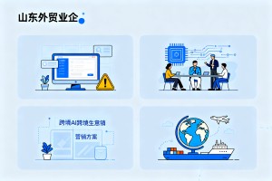 山东外贸企业线上获客避坑要点，淄博 AI 落地团队，打造适配跨境生意的营销方案