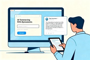 企业公众号推文缺少互动怎么办？2026 交互式 SVG 组件与 AI 文案插入实操技巧