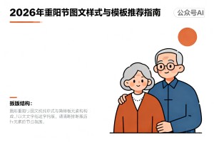 公众号 AI 排版素材模板哪里找？2026 年重阳节图文样式与模板推荐指南