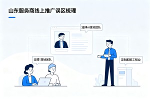 山东服务商线上推广误区梳理，淄博 AI 落地团队，定制适配工程行业营销方案
