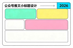 公众号推文小标题设计避坑！2026 层级划分方案，读者快速抓取核心信息