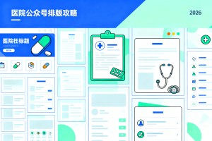 医院公众号排版怎么做？2026 医疗行业排版样式、模板套用全攻略