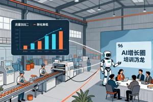 鲁地加工企业流量转化低效，依托 96 AI 增长圈培训沙龙，搭建 AI 驱动长效获客通道