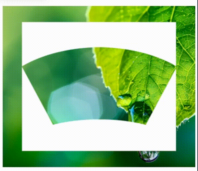 前景遮挡图片扇形轮播