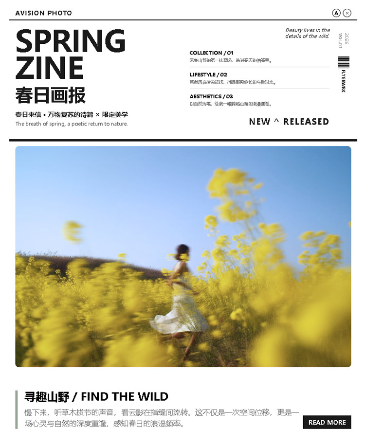 春日画报杂志设计