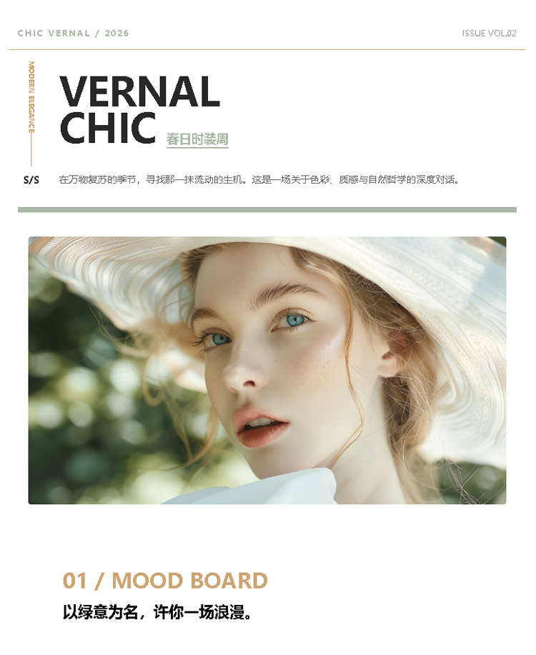 春日时装周杂志春日时尚模板