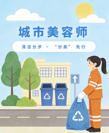 城市美容师致敬环卫工人