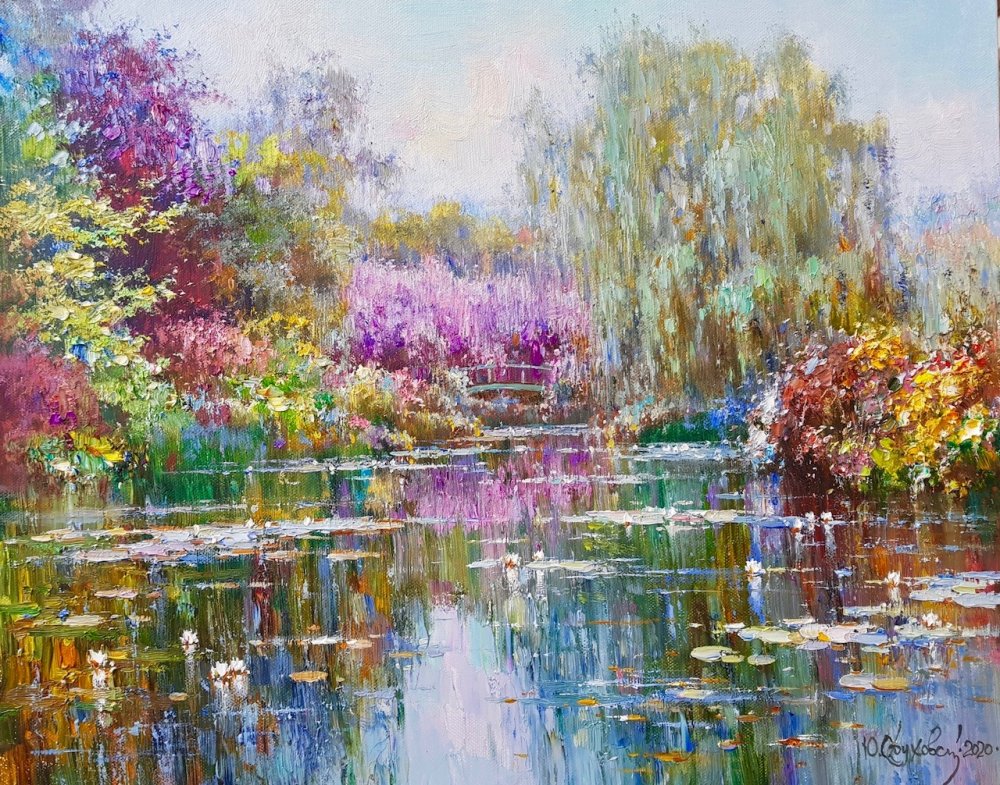 Светлоеутро 阳光明媚的清晨 40х50cm 布面油画 2020年.